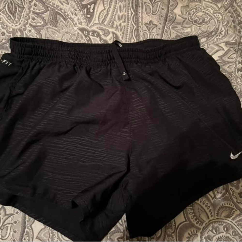 Black zebra Nike shorts
